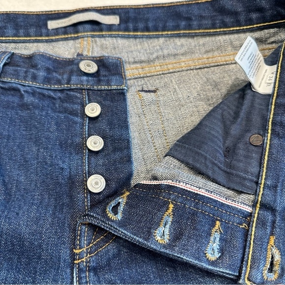 VINCE Button Fly Modern Slim Straight Leg Denim Jean, size 34. - Picture 2 of 12